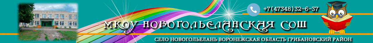 Официальный сайт МКОУ Новогольеланской СОШ Грибановского района Воронежской области